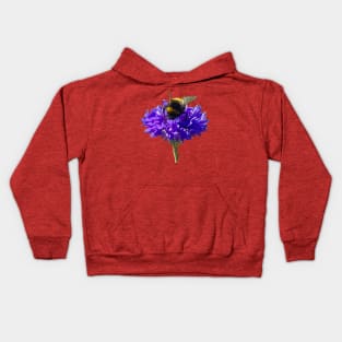 Bumblebee on a Flower Kids Hoodie